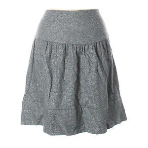 Club Monaco Wool Skirt with Silver Metallic Flecks Size 6